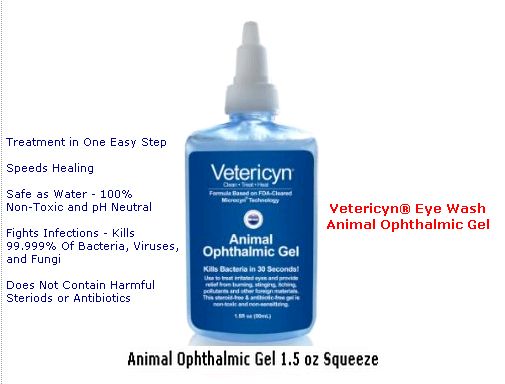 Cat Ophthalmic Gel & Wash